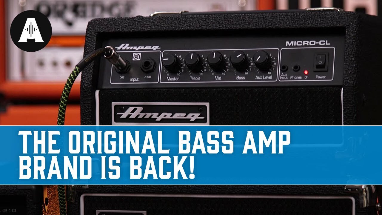 Ampeg BA 108 v2 Bass Combo Demo - YouTube