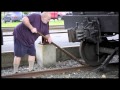 Using A Box Car Mover To Move A Tender And Caboose