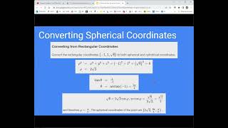 OpenStax Calculus 3 - 2.7 Cylindrical and Spherical Coordinates