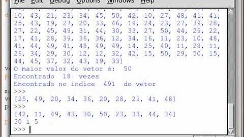 Exercício com vetor no Python