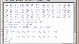 Exercício com vetor no Python