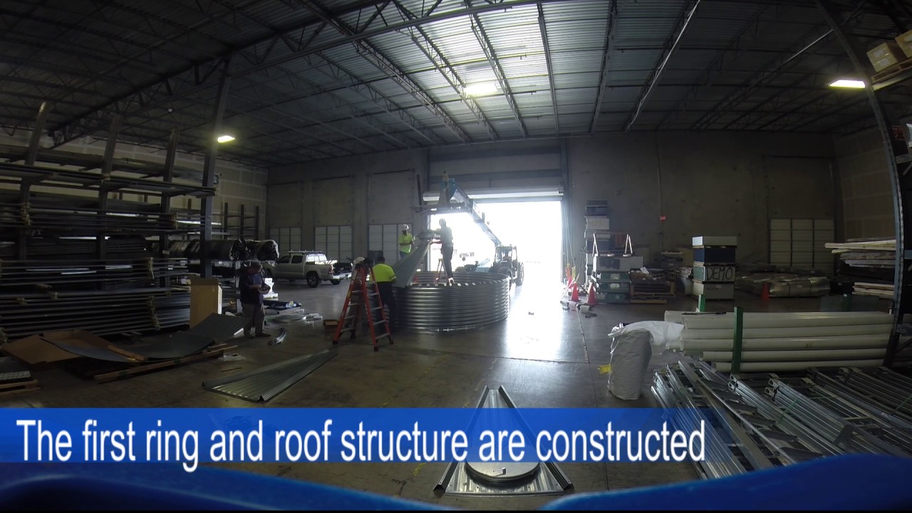 AquaSilo Water Storage Tank Installation in San Marcos, Texas YouTube