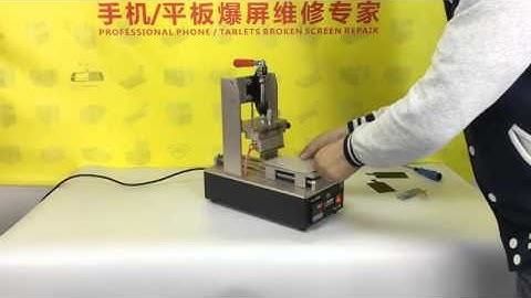 OCA UV Glue+Polarizer Film Remove Machine for Mobilephone