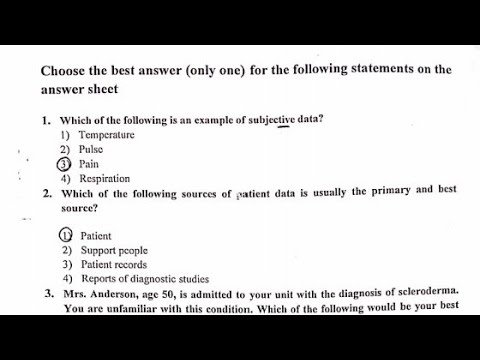 مراجعة ليلة الامتحان مادة أساسيات تمريض أسئلة شاملة Fundamental Of Nursing لكليات ومعاهد التمريض  مراجعة ليلة الامتحان مادة أساسيات تمريض أسئلة شاملة Fundamental Of Nursing لكليات ومعاهد التمريض
