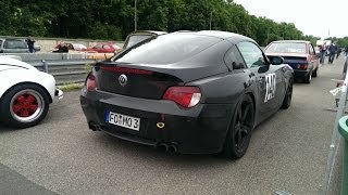 BMW Z4 M Coupe w/ G Power Kompressor Acceleration & Downshifts SOUNDS