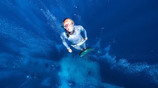 Freediving inside the Zenobia wreck  would you go in?