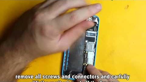 iPhone 5c Repair - Motherboard Removal