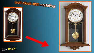 wall clock modeling in 3dsmax