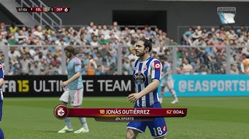 JONAS GUTIERREZ FIRST GOAL RC DEPORTIVO LA CORUNA