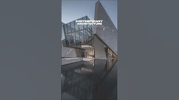 What is Contemporary Architecture? #architecture #shorts #contemporary #fyp #foryou_