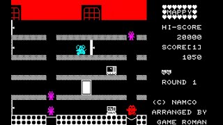 Sharp MZ-700 Game: Mappy (1984) PCG version - YouTube