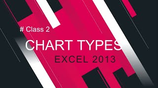 TYPES OF CHARTS IN EXCEL 2013 |Excel for beginners |Different types of  charts with their properties