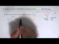 Evaluate Rational Exponents in Decimal Forms