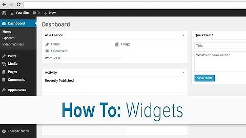 An Introduction to Widgets