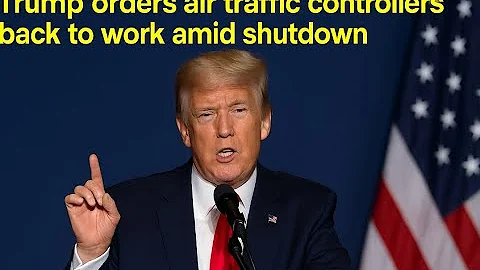 Trump orders air traffic controllers back to work amid shutdown | US Briefing Daily