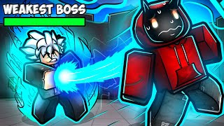 THE WEAKEST DUMMY BOSS BATTLE IS COMING... (Roblox The Strongest Battlegrounds)