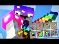 OP REGENBOGEN- SCHWERT + RÜSTUNG ! Minecraft LUCKY BLOCK BATTLE - Minecraft Mods