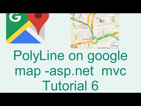 PolyLine on google map  asp net  mvc Tutorial 6