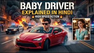 Baby Driver (2017) Movie Explained in Hindi | Full Story Explained | Action Crime Thriller