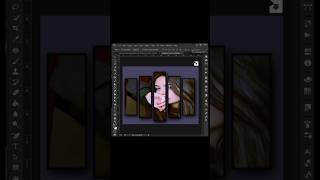 Create an amazing masking effect in portraits using Photoshop - 2024 #shorts