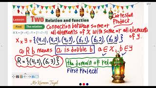 Gr8 - Unit 2 - Lesson 2 - Relation and Function (part 1)