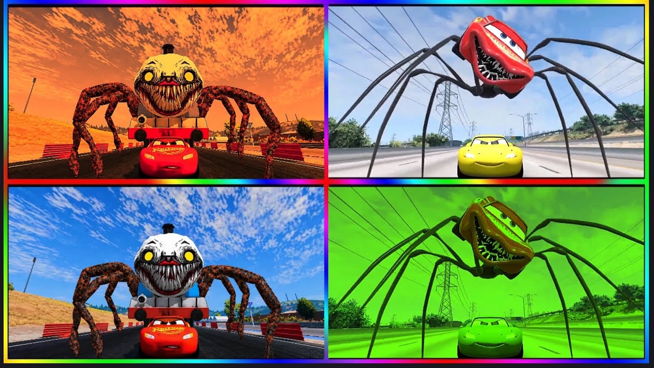 Monster Truck 🆚 Head Eater Mcqueen Tiles Hop Battle 🔥 Who Will