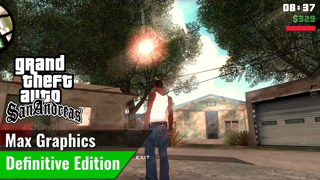 [4K 60FPS] GTA SAN ANDREAS DEFINITIVE MOD MAX GRAPHICS - YouTube