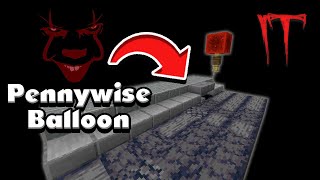 Minecraft Pennywise Balloon Recreation | Minecraft Tutorial #Shorts