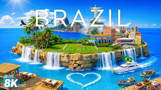 BRAZIL 8K Aerial 🇧🇷 🏝️ Beaches, Resorts &amp; Stunning Ocean Views 🌊