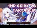 TEACHER VS STUDENT!! 1HP SKIRK VS TARTAGLIA Genshin Impact