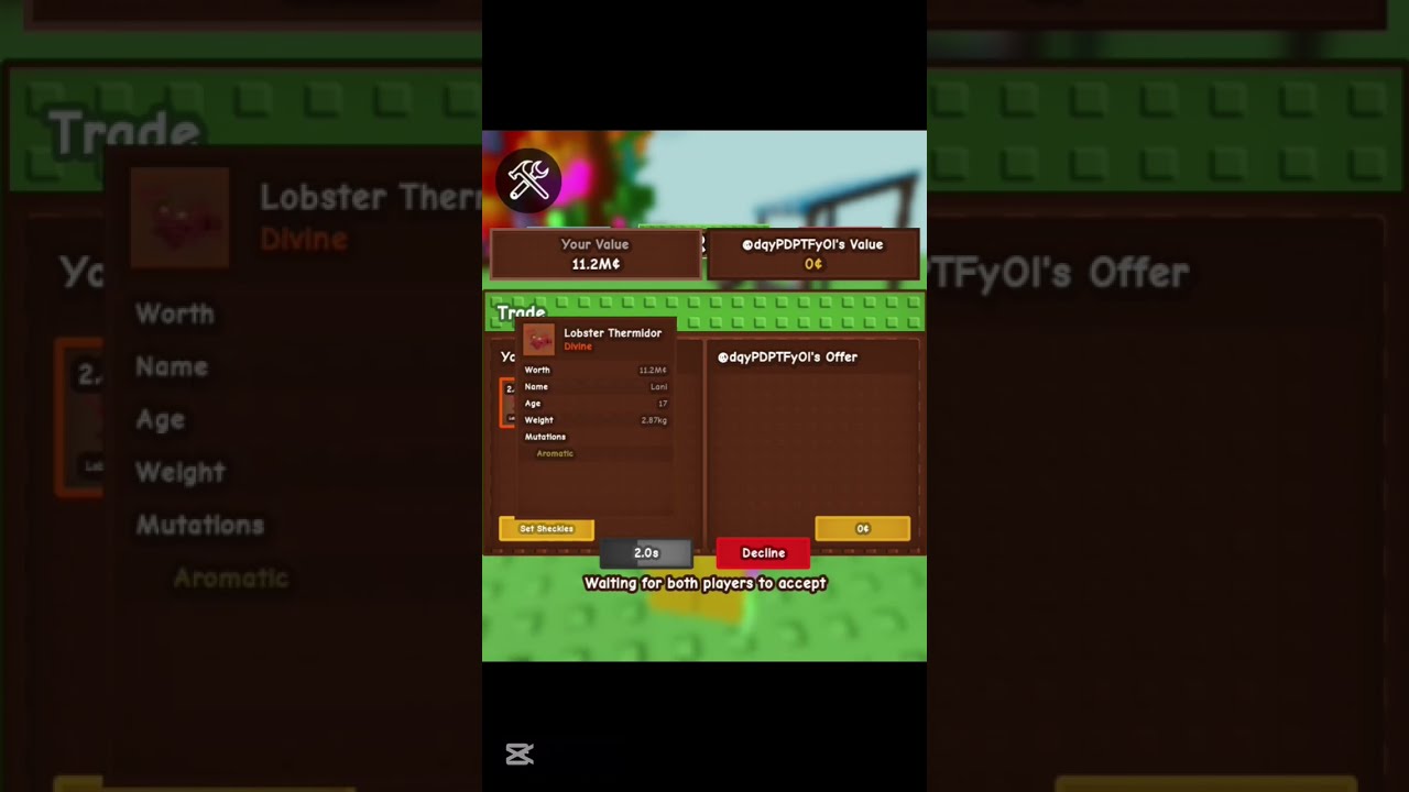Offers For Lobster Thermidor Fyp Growagarden Roblox