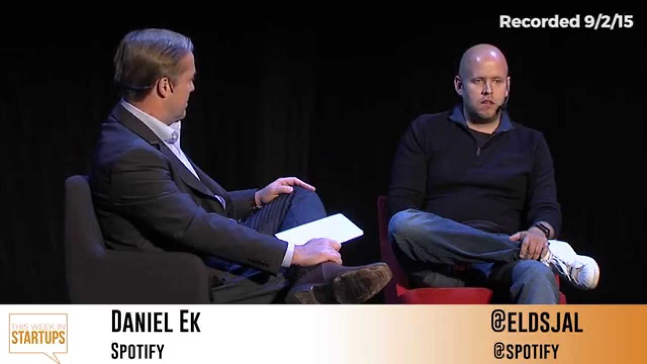 Spotify CEO Daniel Ek - Creating companies by accident ...