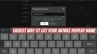 How To Get A Display Name For Roblox Mobile (Free + Easy Tutorial) (2021)