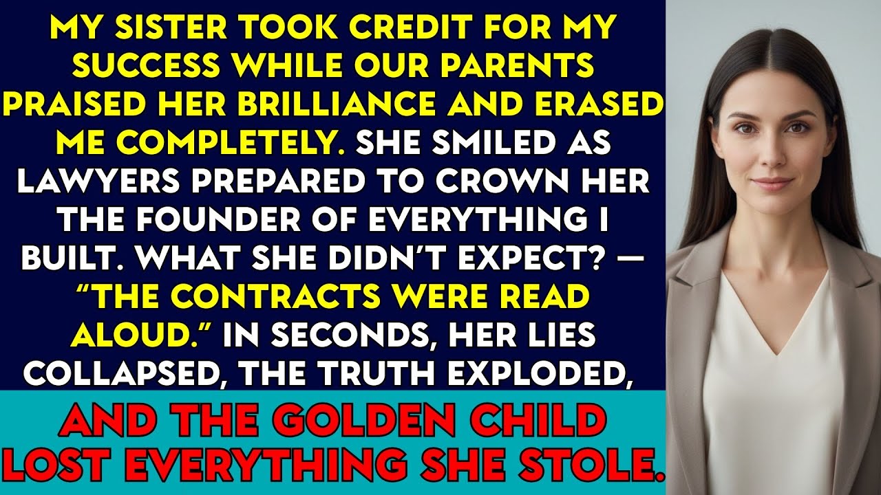 My Sister Took Credit for My Success—Until the Contracts Were Read Aloud