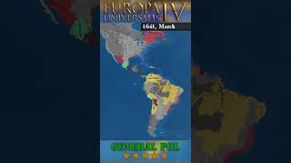 EU with the MEIOU and Taxes mod - Americas timelapse #shorts