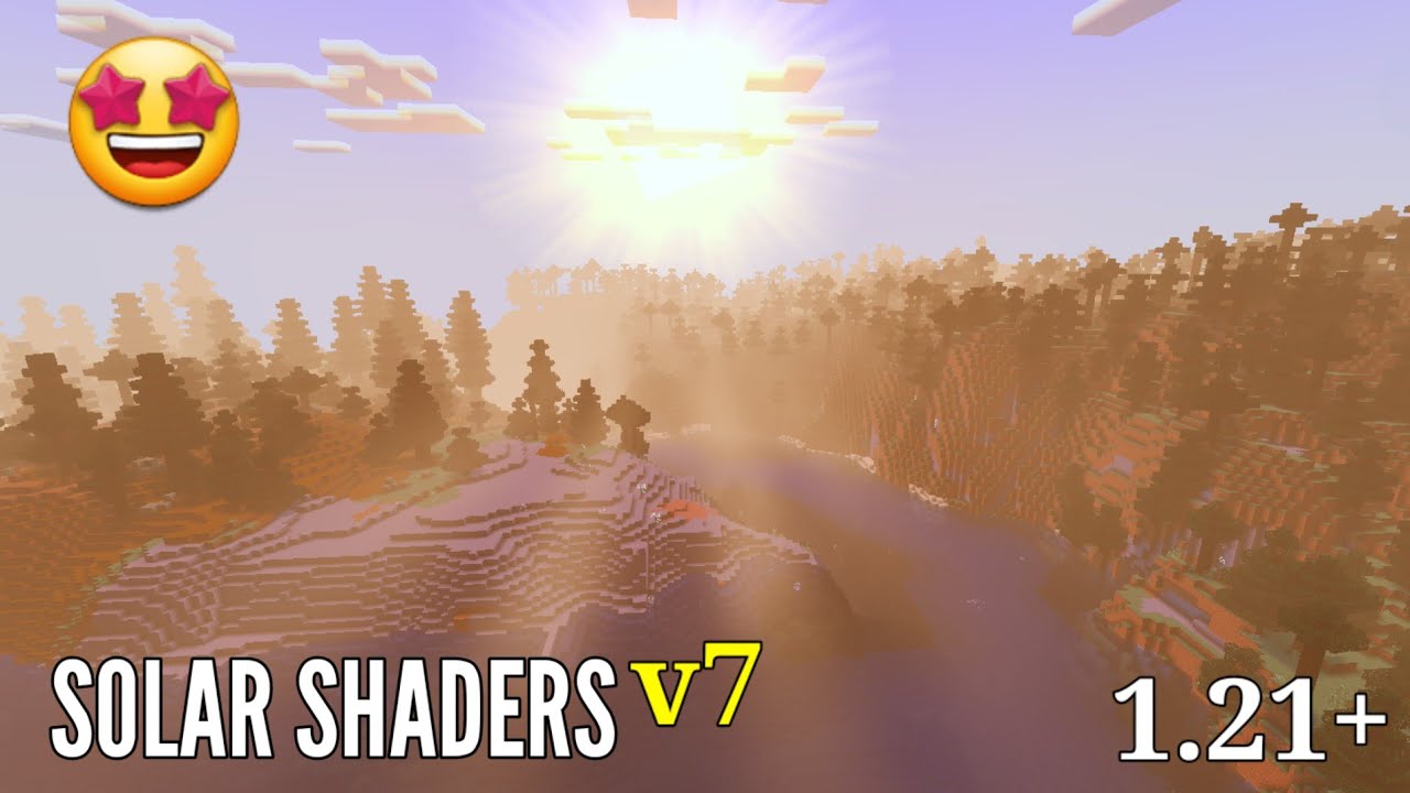 Solar Shaders V7 Ultra Update para Minecraft PE 1.21+ - YouTube