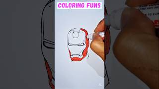What's the Color Iron Man Helmet - Satisfying Coloring