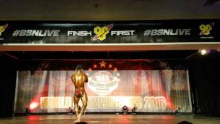 WFF WORLDS DUBLIN 2016 (DODY SYAHPUTRA-INDONESIA) POSING ROUTINE CATEGORY PRO DIVISION