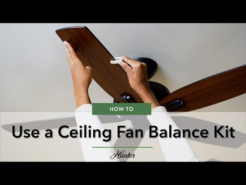 How to use a Ceiling Fan Balance Kit
