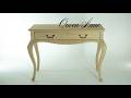 Building a Queen Anne Makeup Table from Scratch
