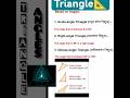 Types of Triangle based on angles📐✅ #shorts