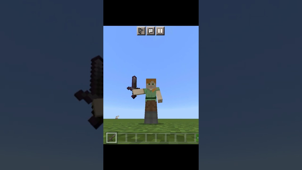 Посмотрите, как я строю свой дом в своем мире из одного блока.