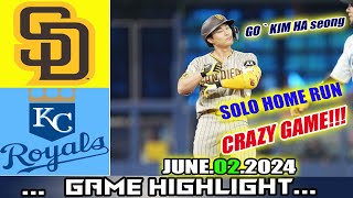 SD  Padres Vs. KC Royals GAME  HIGHLIGHTS (TODAY) | MLB Season 2024