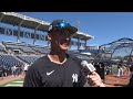 Anthony Volpe Chats at Yankees Spring Training