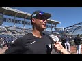 Anthony Volpe Chats at Yankees Spring Training