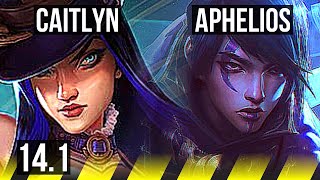 CAITLYN & Ashe vs APHELIOS & Nautilus (ADC) | 12/3/8, Godlike | KR Master | 14.1