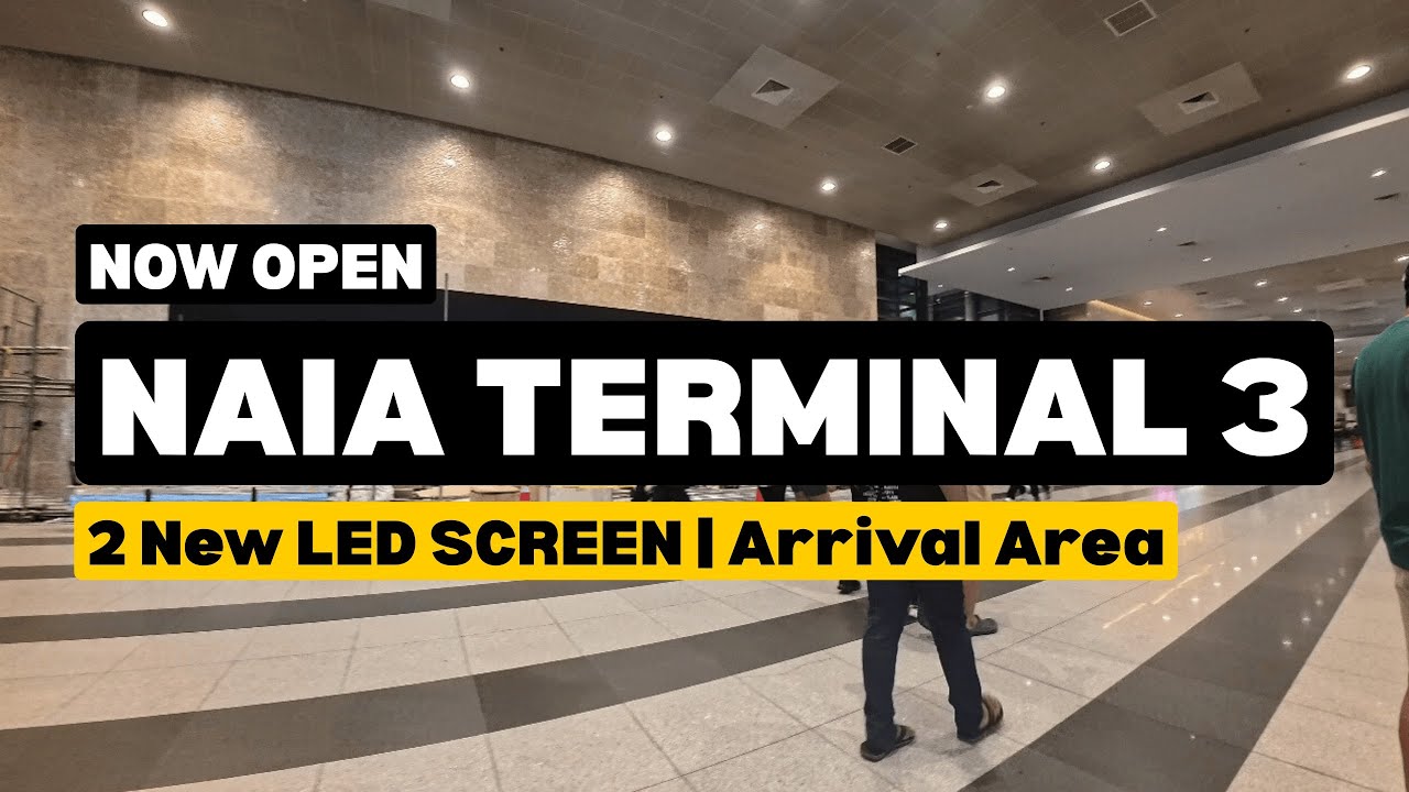 NAIA TERMINAL 3 UPDATE | NEW LED Screen & Arrival Area | FULL Virtual Walk Tour Feb 26, 2026