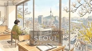 Soft Piano & Bossa Nova for Reading & Slow Mornings | Spring Cafe in Seoul | 3 Hours screenshot 4