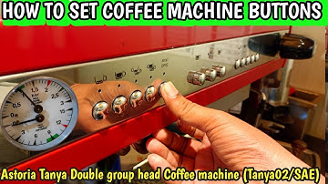How to Program the Button On a Coffee Machine || Cafe Vlogs