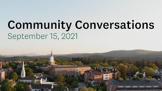 Community Conversations with Interim Provost David Kotz ’86  September 15, 2021